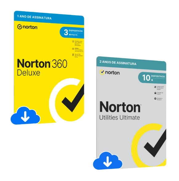 Combo Norton 360 Deluxe 03 Dispositivos 12 Meses